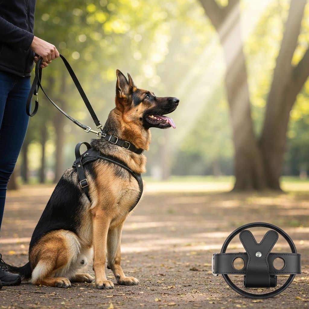 Proper leash training equipment for German Shepherds